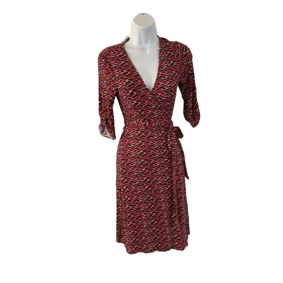 strapless open back dress Banana Republic Faux Wrap Mini Dress main image 1